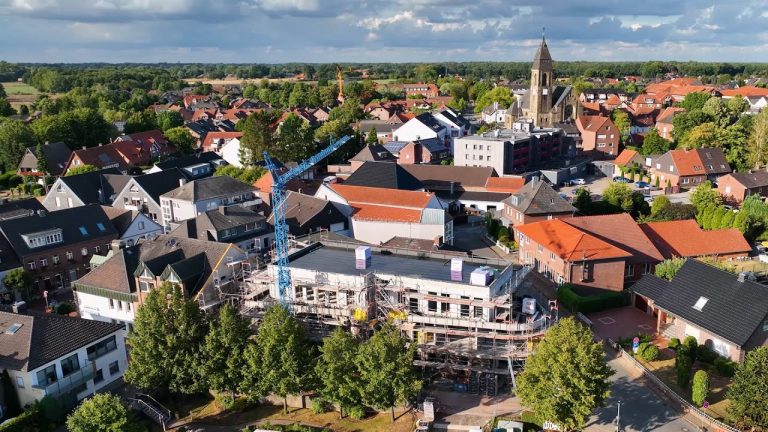 Baustellenbesichtigung bei der Volksbank Schermbeck eG