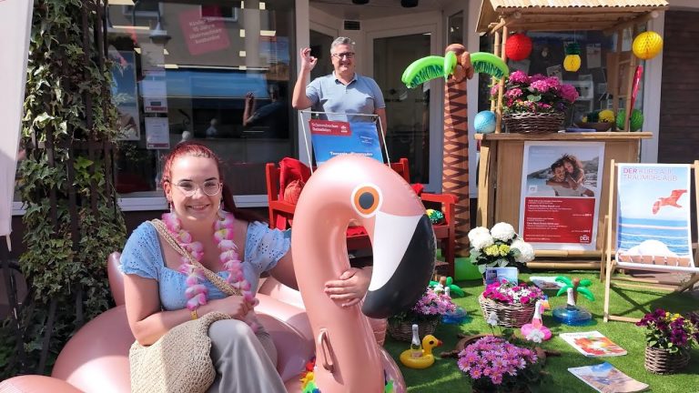 Bankgeflüster, Kreativmarkt und Schermbeck Beach bei herrlichstem Wetter